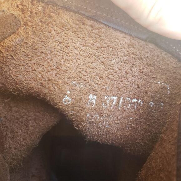 Frye veronica Brown Leather Mid-Calf Engineer Boots Size 6 - Picture 5 of 8